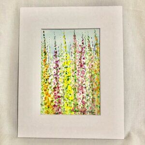 Snapdragon Watercolor Original  Painting